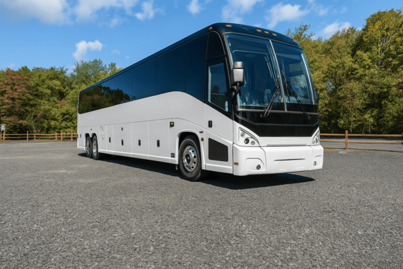 Bus Rental Company Hollywood 56 Passenger Charter Bus