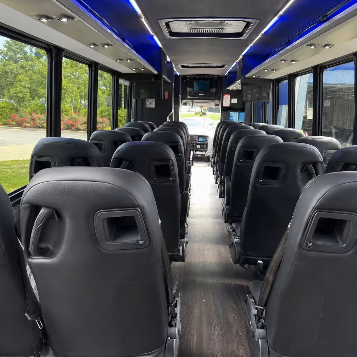 35 passenger minibus inside