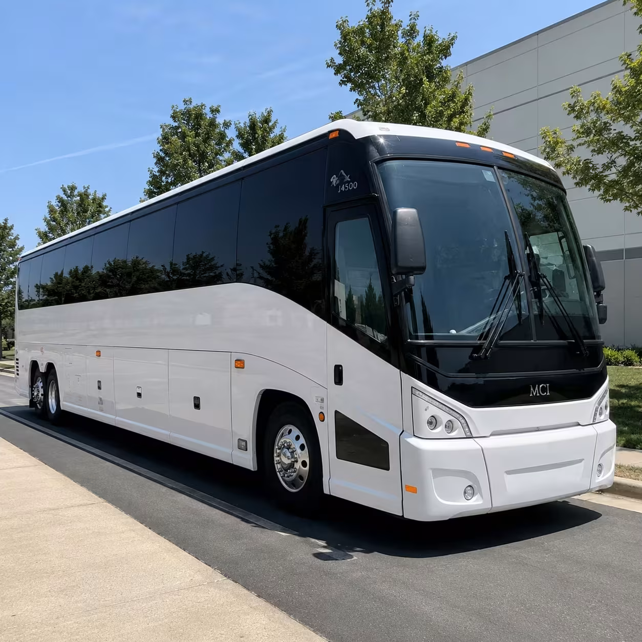 56 passenger charter bus