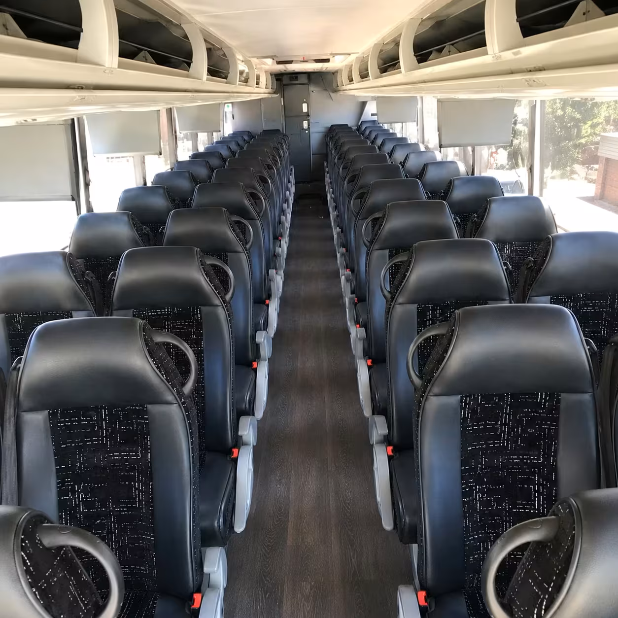 hollywood charter bus rental inside