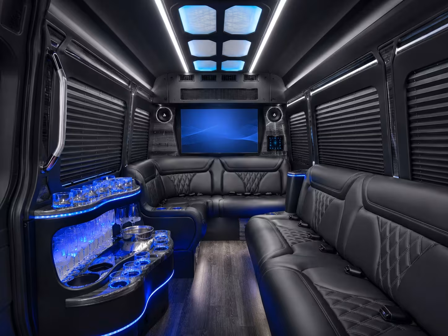 multi stop concert shuttle buses in hollywood and broward county